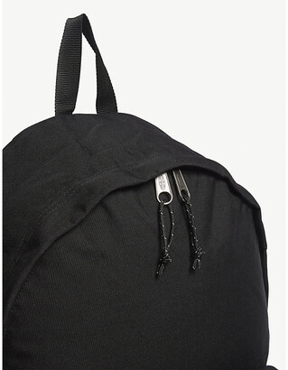 Eastpak Mens Black Woven Authentic Padded Pak'R Canvas Backpack, Size: Large
