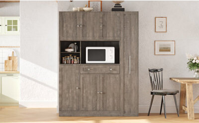 One Allium Way Freestanding Buffet With Hutch