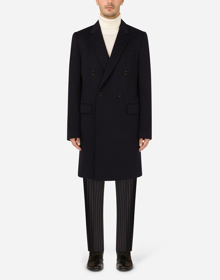 single breasted cashmere coat