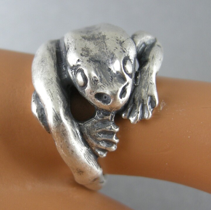 Etsy Frog Ring Sterling Silver