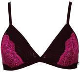 Thumbnail for your product : boohoo Mesh & Scallop Lace Bralet