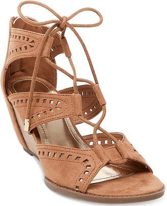 Madden Girl Rally Perforated Wedge Sandals
