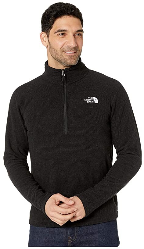 north face black half zip