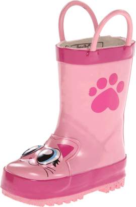Western Chief Pink Kitty Rain Boot (Toddler/Little Kid/Big Kid),Pink