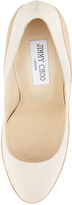 Thumbnail for your product : Jimmy Choo Sepia Kidskin-Napa Colorblock Platform Pump, Nude/White