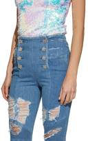 Thumbnail for your product : Balmain Distressed Skinny Jeans
