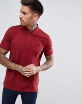 Thumbnail for your product : HUGO Pique Logo Polo Shirt In Burgundy