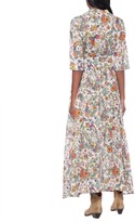 Thumbnail for your product : Tory Burch Printed cotton maxi shirt dress