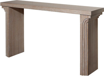 Latitude Run 58In Modern Minimalist Wooden Console Table For Entryway Living Room And Hallway – Versatile Decorative Accent