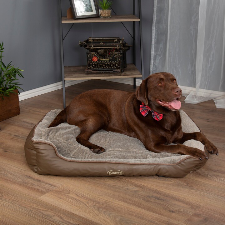 Scruffs Pet Chateau Memory Foam Orthopaedic Box Bed Brown ShopStyle