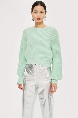 Topshop Fisherman Crew Neck Jumper by Boutique