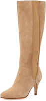 Thumbnail for your product : Taryn Rose Theresa Suede Stretch Knee Boot, Peanut