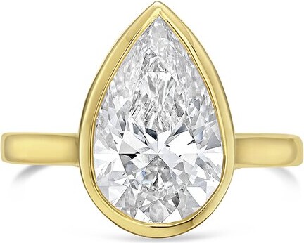 Diana M Lab Grown Diamonds Diana M. 14K 3.00 ct. tw. Lab-Grown Diamond Bezel Ring