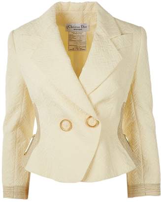 Christian Dior Yellow Cotton Jacket for Women