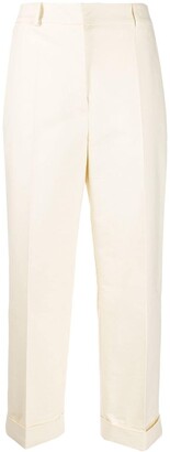 Christian Wijnants Front Pleated Cropped Trousers
