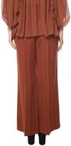 Thumbnail for your product : See by Chloe Metallic Striped Crepe Wide-leg Pants