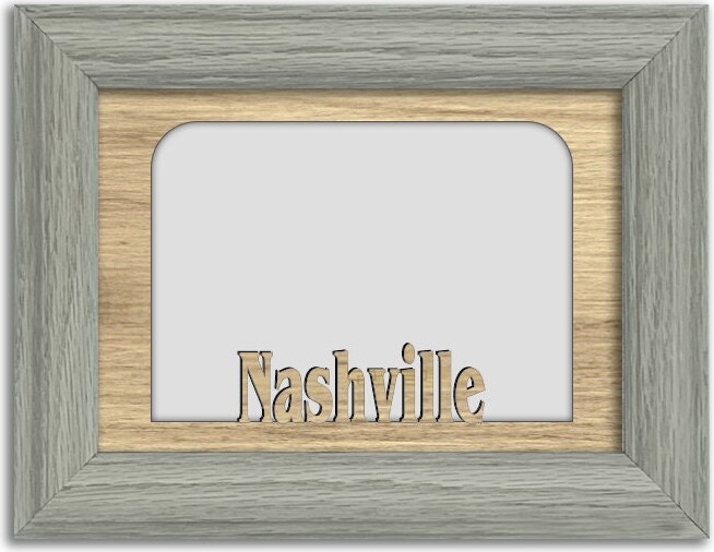 Etsy Nashville | Tennessee Hometown City Picture Frame Vacation, Travel, Family, Anniversary Gift Tabletop For Photo