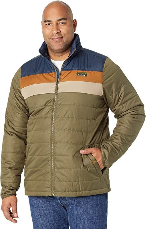 L.L. Bean Mountain Classic Puffer Jacket Color-Block - Tall - ShopStyle