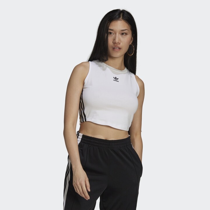 adidas Adicolor Classics Cropped Tank Top - ShopStyle