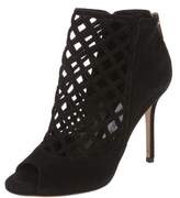 Thumbnail for your product : Jimmy Choo Suede Caged Booties