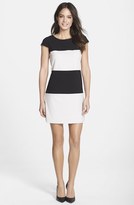 Thumbnail for your product : Andrew Marc Colorblock Stretch A-Line Dress