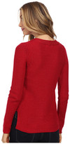 Thumbnail for your product : Lacoste Long Sleeve Lurex Crew Neck Sweater