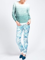 Thumbnail for your product : Band Of Outsiders Blue Butterfly Daydream Print Skinny Jean