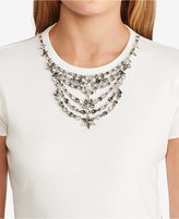 Thumbnail for your product : Polo Ralph Lauren Jeweled-Neckline T-Shirt