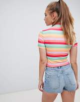 Thumbnail for your product : PrettyLittleThing Stripe Crop Top