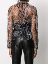 Thumbnail for your product : Rachel Comey Sheer Dotted Print Blouse