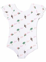 Thumbnail for your product : Kenzo Kids Graphic-Print Short-Sleeve Swimsuit
