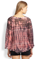 Thumbnail for your product : Gypsy 05 Kate Silk Tie-Dye Top