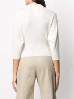 Thumbnail for your product : Valentino Lace Collar Knitted Jumper