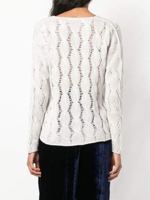 Lamberto Losani patterend knit sweater