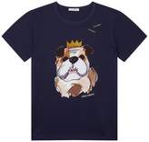 Thumbnail for your product : Dolce & Gabbana Cotton Dog Printed T-Shirt