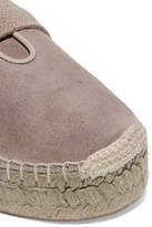 Thumbnail for your product : Rag & Bone Nina Canvas And Suede Platform Espadrilles - Sand