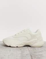 Thumbnail for your product : ASOS Design DESIGN Wide Fit trainers in off white with chunky sole