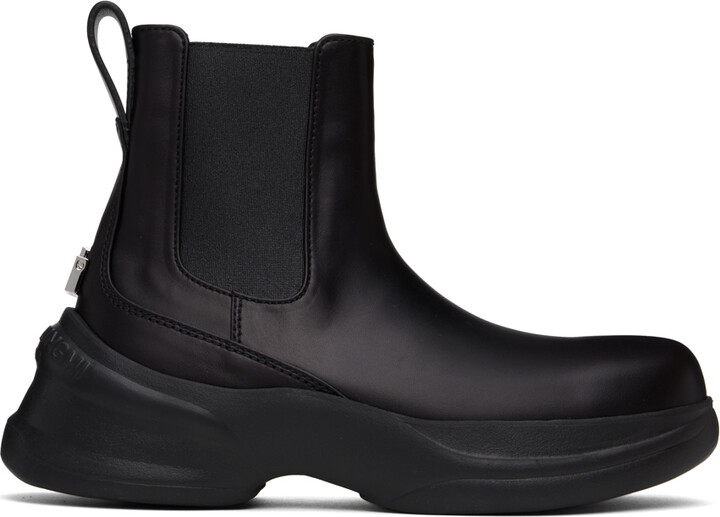 Wooyoungmi Black Leather Chelsea Boots - ShopStyle
