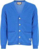 Thumbnail for your product : Gucci Blue Cashmere Cardigan