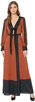 Thumbnail for your product : BCBGMAXAZRIA Color Block Long Dress (Deep Bronze) Women's Clothing