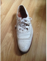 Thumbnail for your product : Church's White Exotic leathers Flats