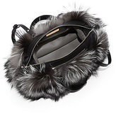 Thumbnail for your product : Reed Krakoff Mini Atlas Fur Satchel
