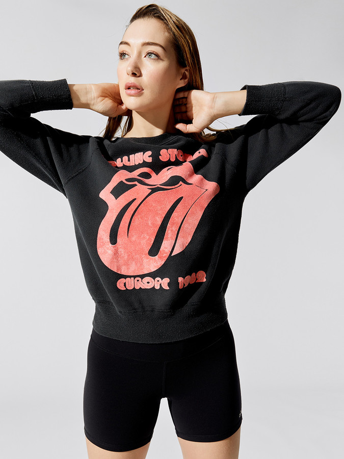 madeworn rolling stones sweatshirt