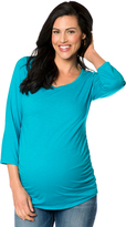 Thumbnail for your product : Motherhood Maternity 3/4 Sleeve Scoop Neck Maternity Top