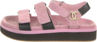 Chanel Women's Pink Sandals | ShopStyle