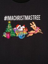Thumbnail for your product : Dolce & Gabbana Children Christmas motif T-shirt