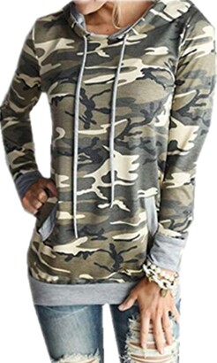 Taiduosheng Sweat-shirt Femme Black,Camouflage
