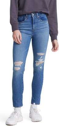 Levi's Women's 721 High Rise Skinny Jeans Harlem Knockout - Light Indigo 29 (US 8)