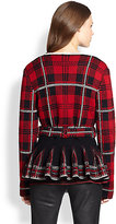 Thumbnail for your product : M Missoni Knit Tartan Jacket