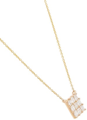 Dana Rebecca Designs Princess 14kt yellow gold diamond necklace